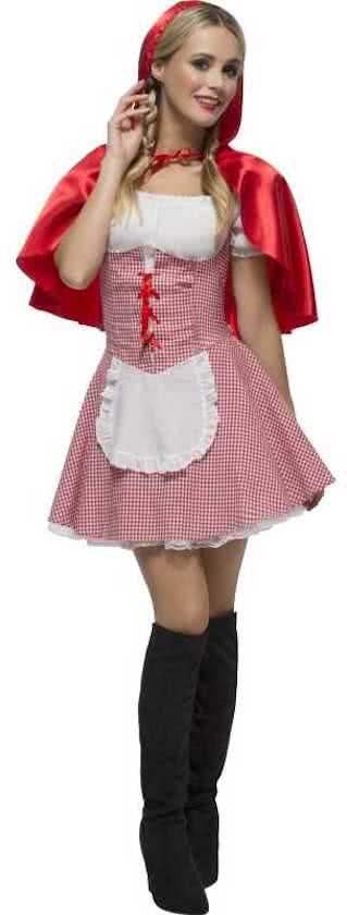 Roodkapje Kostuum voor dames | maat S ( 36-38 )